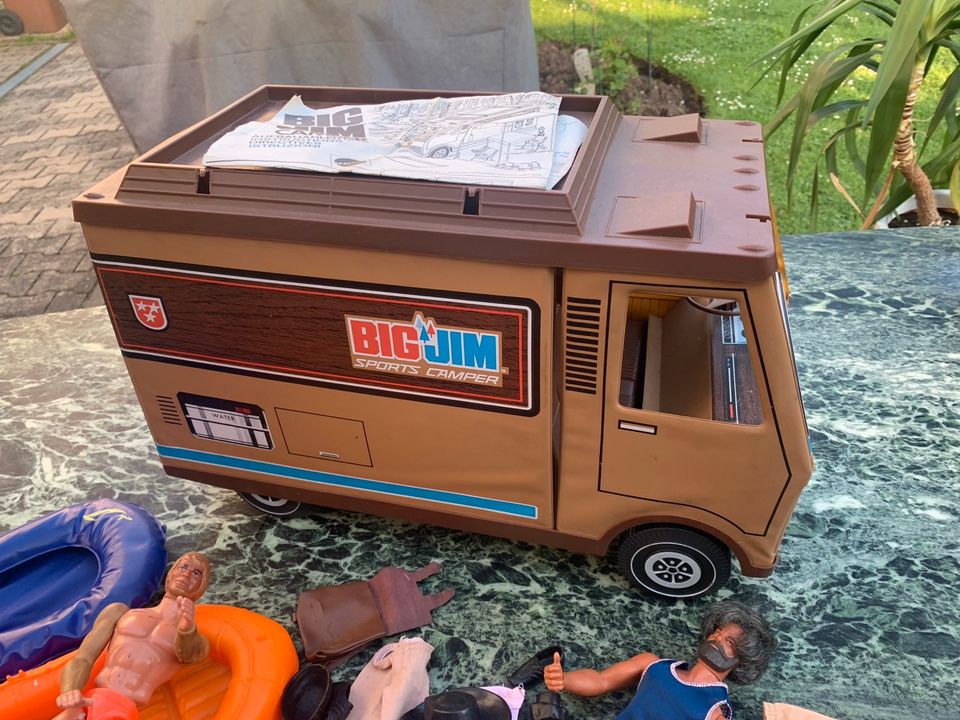 Konvolut Big Jim Mattel 70er Jahre Camper Boot in Stuttgart