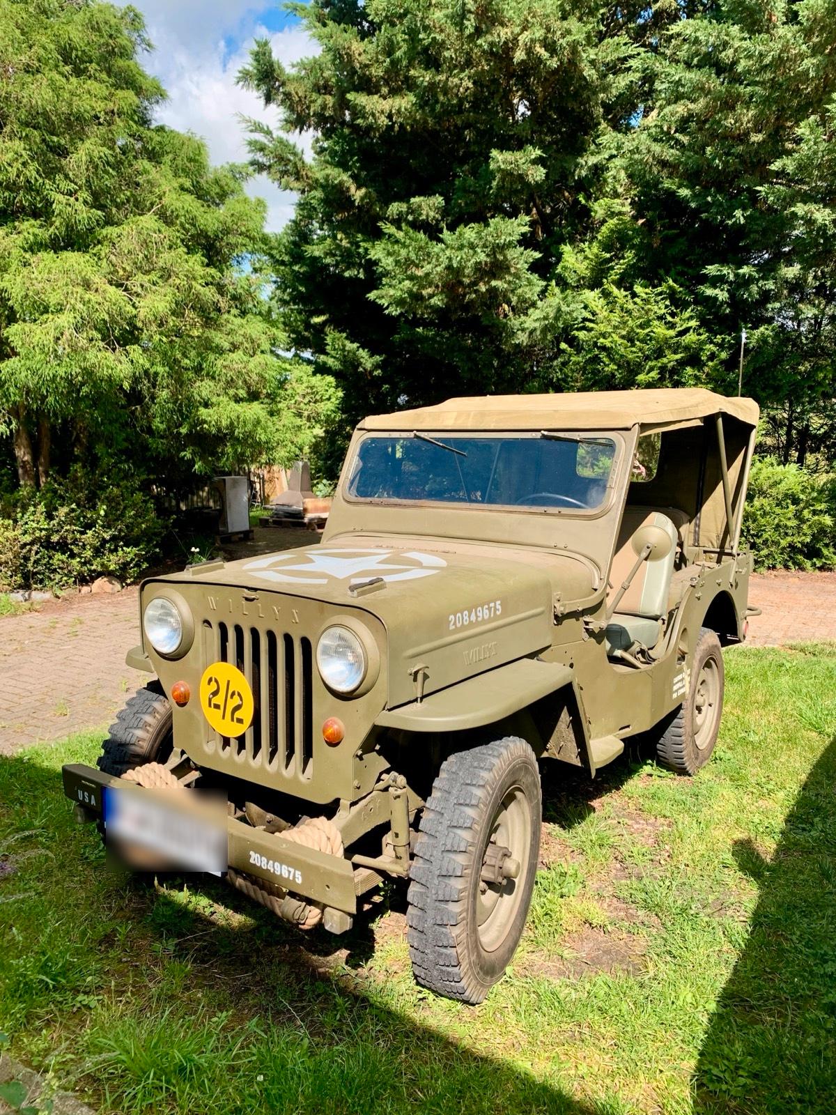 Abbildung des Autos Jeep Willys 1950 CJ3B Ar…