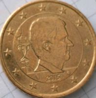 50 Cent Münze BELGIEN 2015 König Philippes evtl. Fehlprägung Baden-Württemberg - Ludwigsburg Vorschau