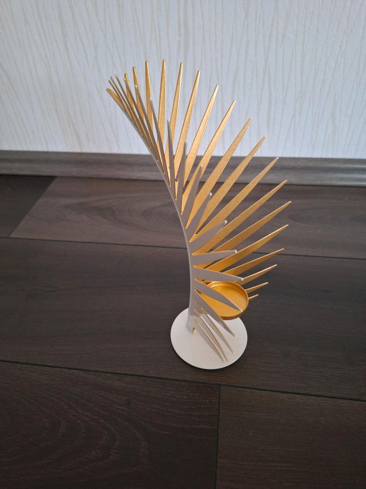 Partylite Teelichthalter Goldene Palme super Zustand... in Wunstorf