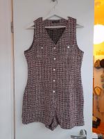 Shein kurzer Jumpsuit/Overall, Tweed-Optik, L, neuwertig Frankfurt am Main - Bockenheim Vorschau