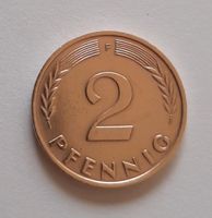 2 Pfennig 1966 F nicht magnetisch Nordrhein-Westfalen - Wenden Vorschau