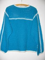 ▲Eigene wertvolle Handarbeit▲Schicker Damen-Pullover Häkel-Pulli Niedersachsen - Ostrhauderfehn Vorschau