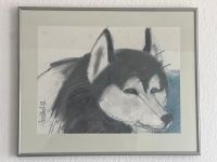 Signiertes Bild Husky Hund Nordrhein-Westfalen - Arnsberg Vorschau