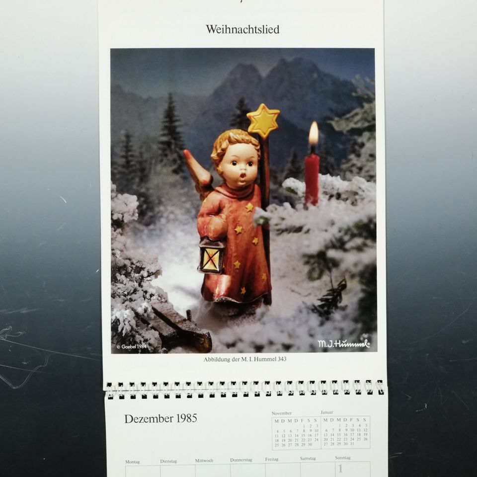 Alter Goebel Hummel Kalender 1985 Titelfigur "Der Gelehrte" 415 in Engelsbrand