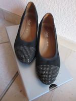 Gabor Pumps Slipper nightblue Gr. 5 G Velour TOP Glitzer Hessen - Mörfelden-Walldorf Vorschau