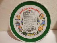 Wandteller " Lied der Schwaben" / Tischenreuth Bavaria Baden-Württemberg - Deggingen Vorschau