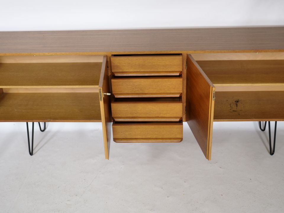 Teak Sideboard 60er Jahre Kommode Vintage Mid-Century Schrank in Mainz