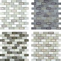 Glasmosaik Keramik Mosaikfliese Transluzent Weiß Brick Crystal Bayern - Ebrach Vorschau