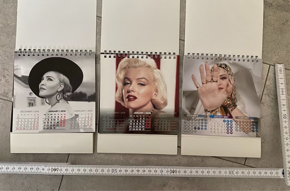 Tischkalender Desktop Kalender Madonna Marilyn Monroe in Wismar