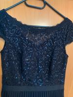Wie NEU! Kleid Pailletten Gr. XS S 32 34 dunkelblau Konfirmation Berlin - Hellersdorf Vorschau