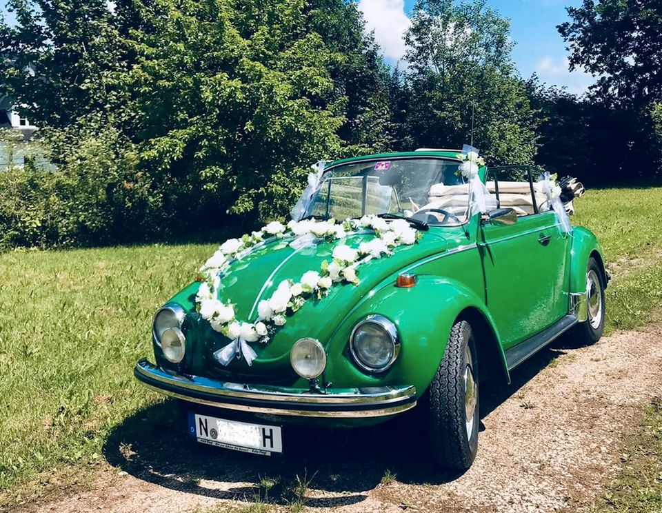 VW Käfer Cabriolet Oldtimer & Hochzeitsauto mieten! in Altdorf bei Nürnberg