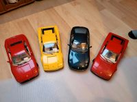 4 × Bburago Ferrari 348 Testarossa 456 GT Stuttgart - Stammheim Vorschau