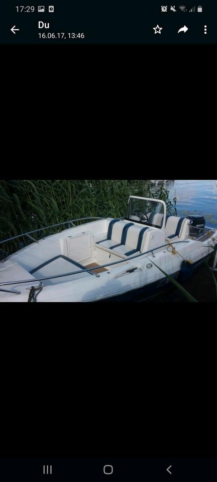 Quicksilver Commander 500 Motorboot + Trailer  Neu in Neuruppin