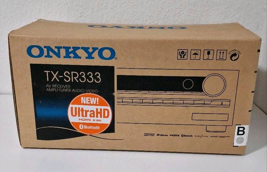 4K UHD AV-Receiver Onkyo TX-SR333 wie neu in Bielefeld