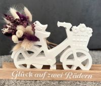 Fahrrad auf Holz aus Raysin mit Schriftzug Niedersachsen - Lohne (Oldenburg) Vorschau