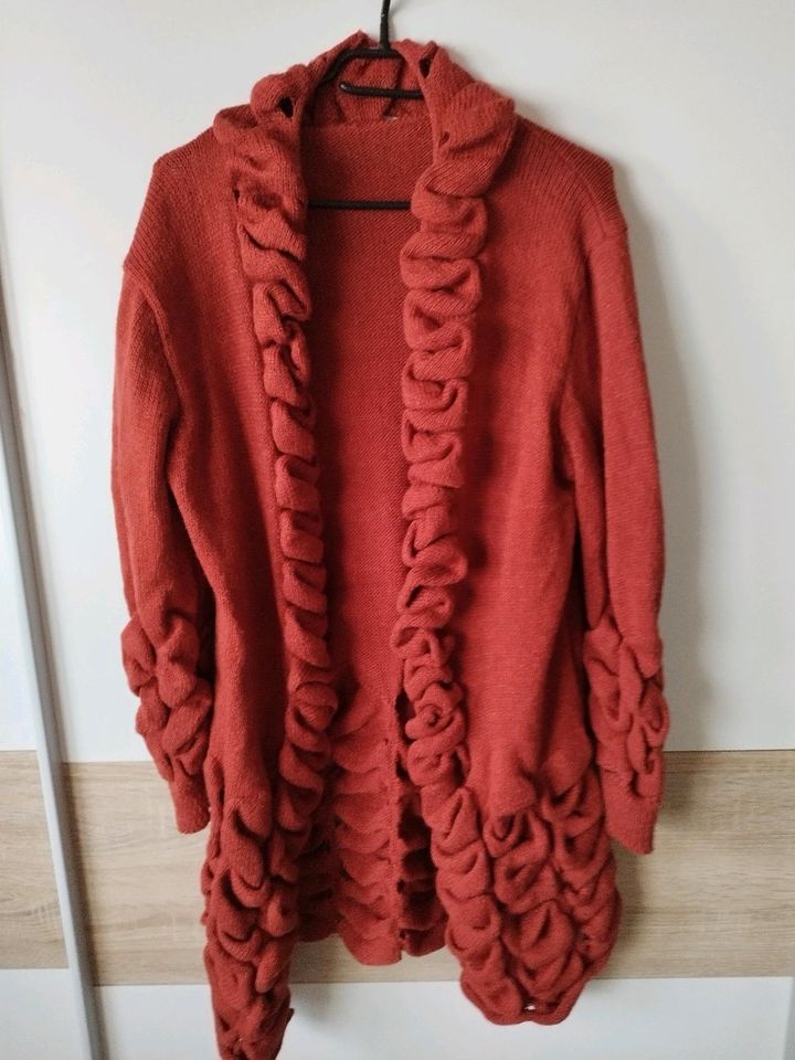 Neu Cardigan Weste orange extravagant in Weinheim