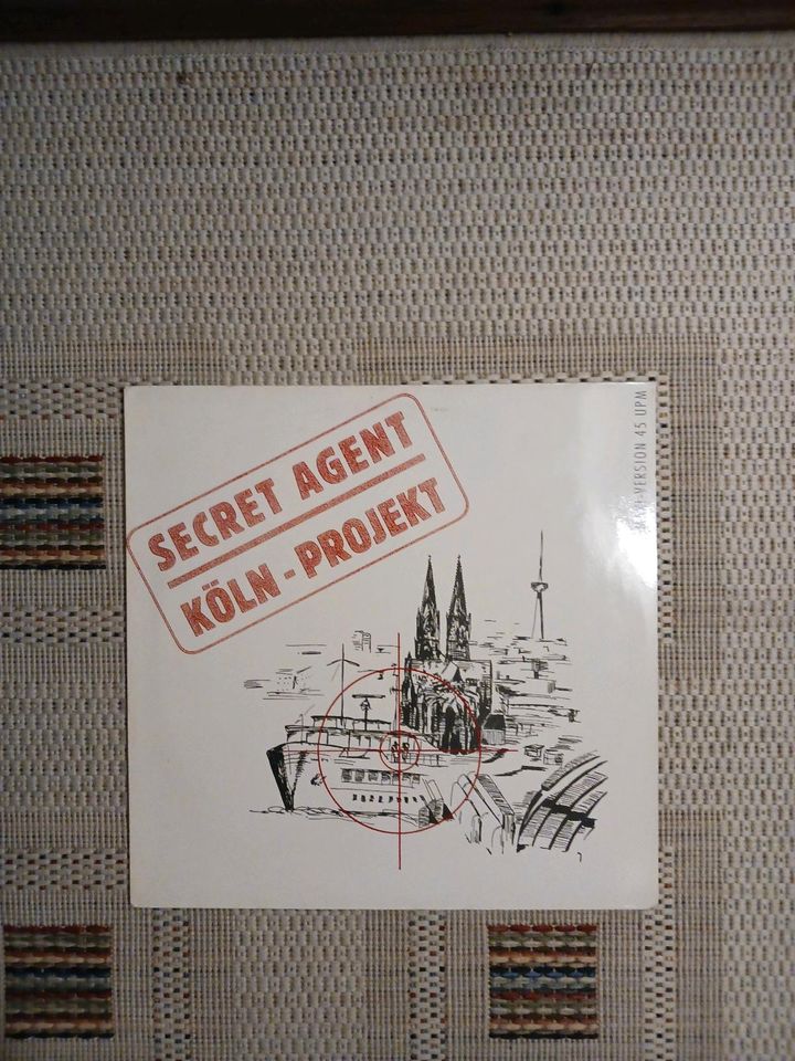 Köln-Projekt - Secret Agent Vinyl Single 1987 Synth Pop Electro in Diedorf