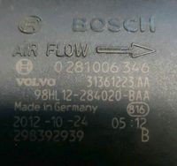 Luftmassenmesser f. Volvo XC60 2.0 163PS Bosch 281006346 Niedersachsen - Neustadt am Rübenberge Vorschau