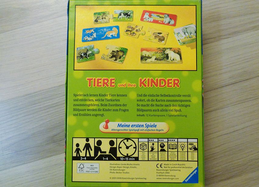 Tiere und ihre Kinder  Ravensburger  Meine ersten Spiele  NP 14€ in Wolfstein