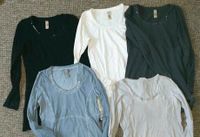 3 TREDY ♡ 36 Longsleeve Pailletten grau schwarz weiss Shirt Rheinland-Pfalz - Mainz Vorschau