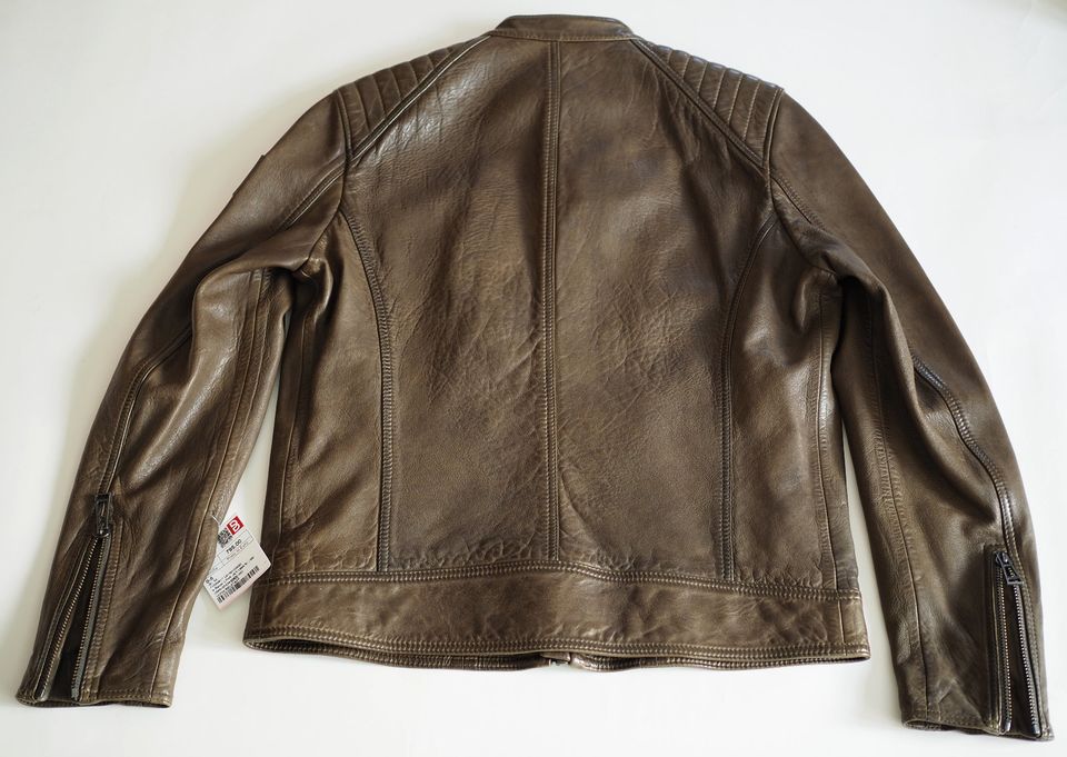 Belstaff V RACER 2.0 coole Coffee Racer Lederjacke, Größe 52, NEU in Remscheid