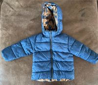 H&M Winterjacke Jacke Kapuzenjacke blau gefüttert warm 86 Bayern - Untermeitingen Vorschau