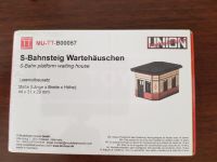 Union Modellbahn Lasercut Bausatz,S-Bahn Wartehauschen, TT Hamburg-Mitte - Hamburg Wilhelmsburg Vorschau