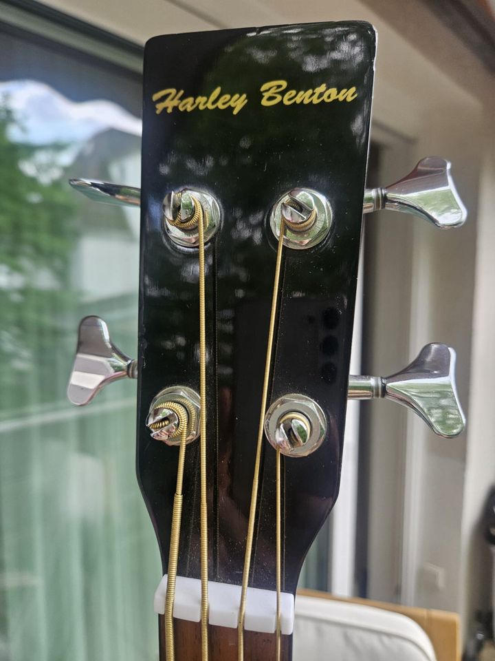 Harley Benton Bass hbb40cebk mit Tasche in Bremen