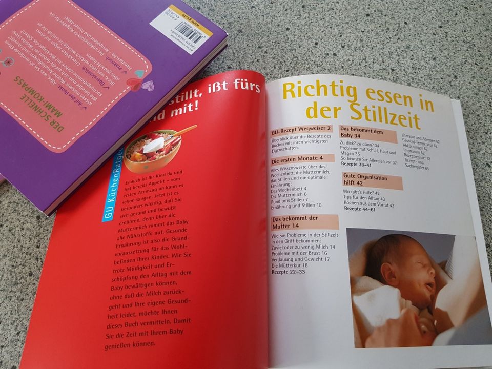 3x "Mami Checklisten,Stillzeit und Baby Kochbuch"zus 5€ in Westhofen