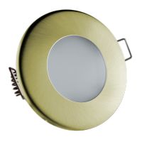 LED Einbaustrahler Feuchtraum dimmbar rund Gold Messing GU10 230V Nordrhein-Westfalen - Hagen Vorschau