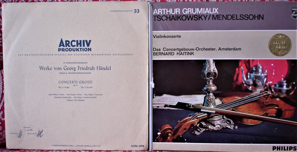 Schallplatten DG Arrau Chopin Strauss Händel Haydn Tschaikowsky in Veitsbronn