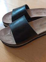 Schuhe Schlappen Sandalen 38 schwarz neu Bayern - Stegaurach Vorschau