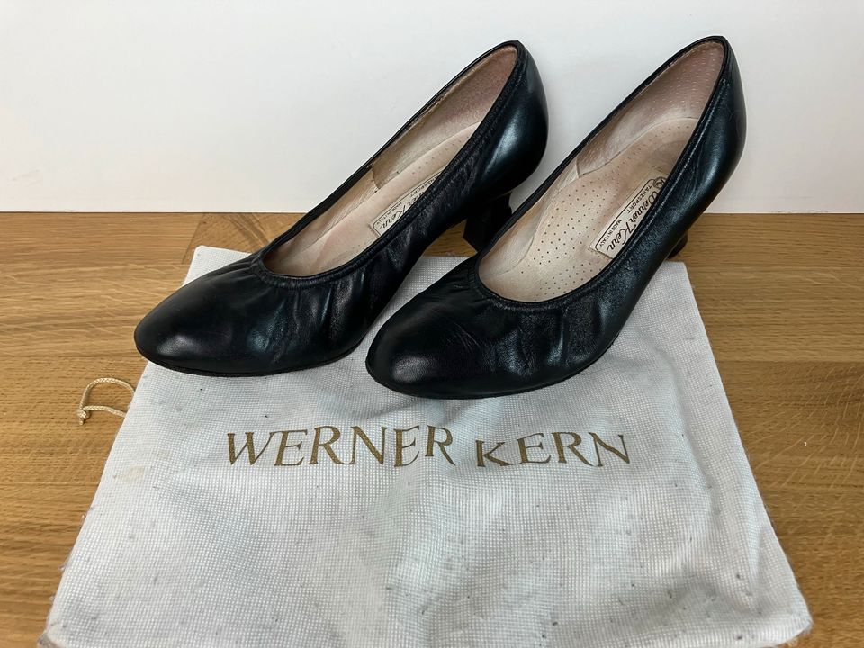 Tanzschuhe Damen Standard Werner Kern Größe 5 Nappaleder schwarz in Lünen