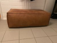 Sofa Hocker Cognac Braun aus recyceltem Leder Hessen - Oestrich-Winkel Vorschau