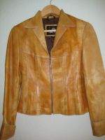 Lederjacke Damen Lamm-Nappa beige-gemustert superweich NAGELNEU Leipzig - Gohlis-Nord Vorschau