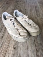 PUMA Basket Sneaker, Gr. 40, Grau m. grauer Sohle, stark getragen Bayern - Ansbach Vorschau