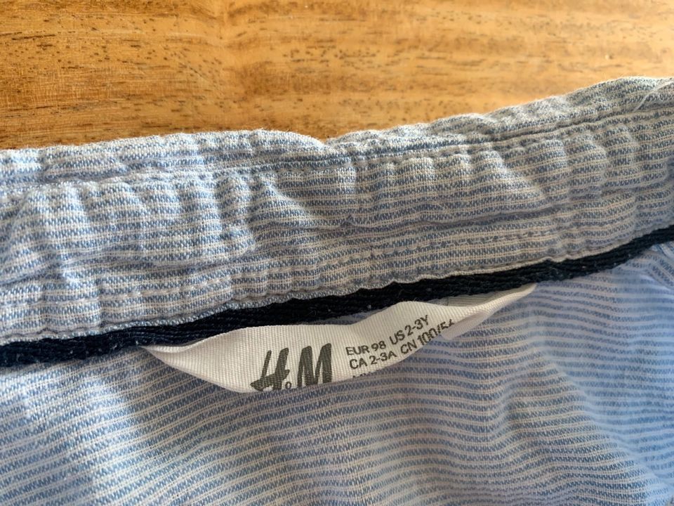 H&M Hemd Gr 92 Blau leicht bequem maritim in Dresden