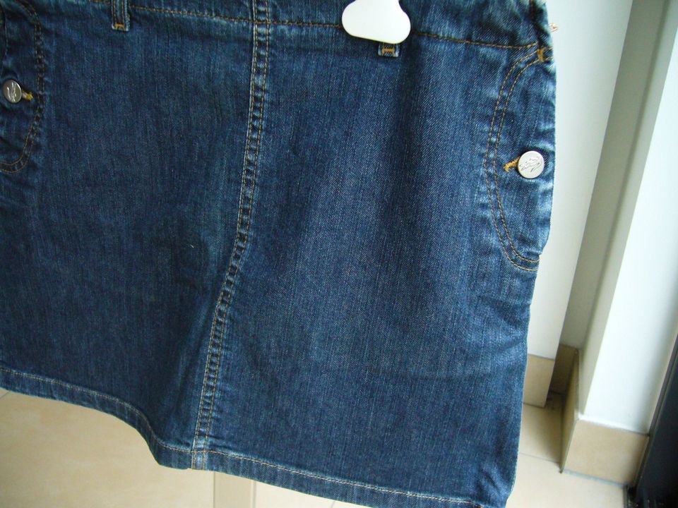 Denim Jeans-Minirock Damen, Gr. 36/S, blau, Lacoste in Ratingen