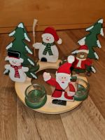 Weihnachten Adventskranz Adventsgesteck aus Holz für Teelichter Berlin - Marzahn Vorschau