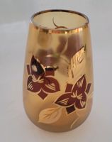 Bohemia Glas Vase, Braun/ Gold, 70/ 80er Jahre Altona - Hamburg Groß Flottbek Vorschau