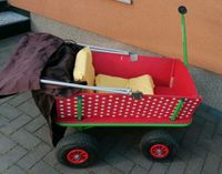 Beachtrekker Holz Bollerwagen mit Dach Schleswig-Holstein - Neumünster Vorschau