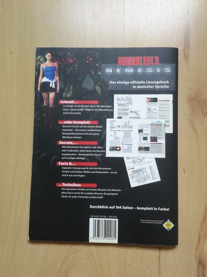 Resident Evil 3 Nemesis Lösungsbuch Spieleberater Future Press in Hilden