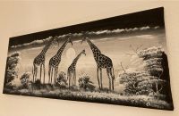 Afrika Bild, Gemälde auf Leinwand schwarz weiß Hannover - Südstadt-Bult Vorschau