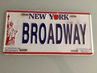 Neu! NEW YORK BROADWAY Blechschild , 30cm&15 cm Bayern - Ingolstadt Vorschau