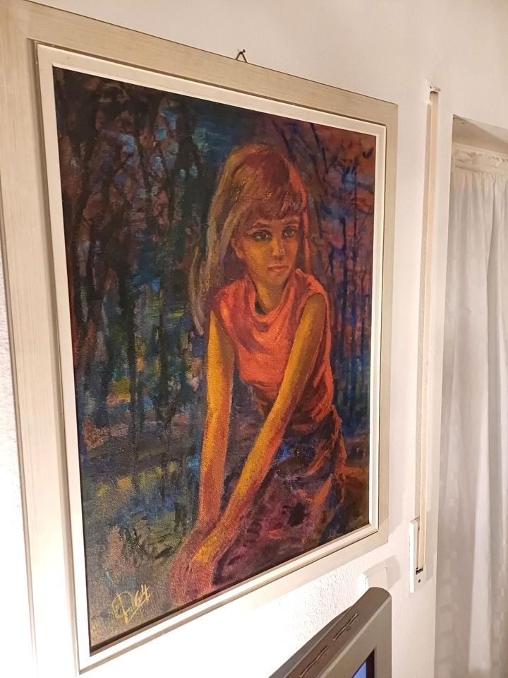 Grosses Bild Gemälde 92x73 cm in Freiburg im Breisgau