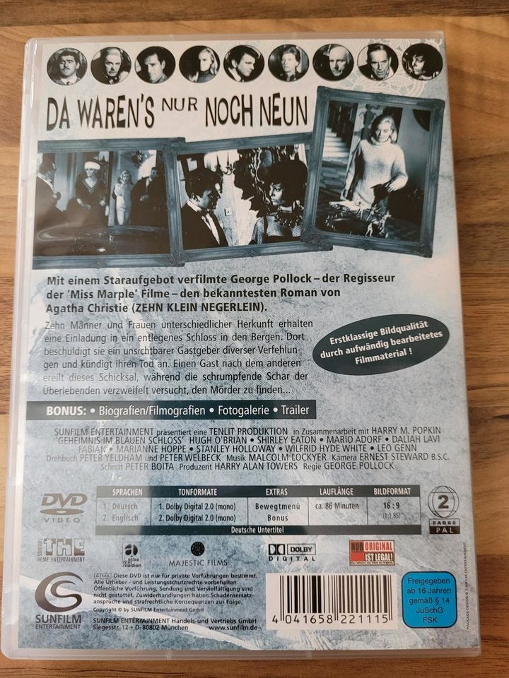 Da waren's nur noch neun DVD Agatha Christie Mario Adorf neuwerti in Schloß Holte-Stukenbrock