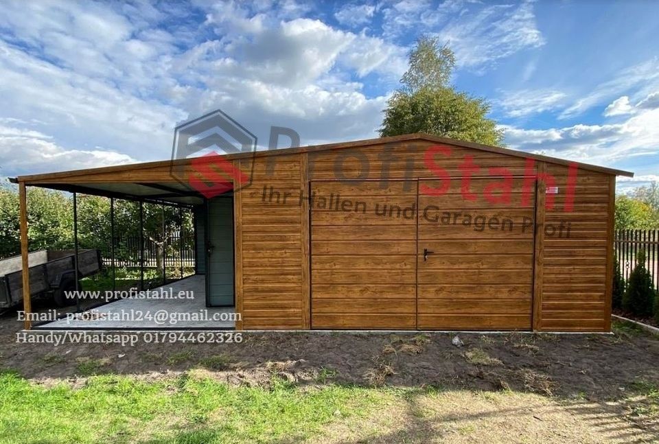 NEU!KFZ Werkstatt Hebebühne Garage Lager 8x6x2,5 plus Carport 3x5 in Göppingen