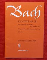 J.S. Bach, Kantate Nr. 29, Noten, Klavierauszug Schleswig-Holstein - Norderstedt Vorschau