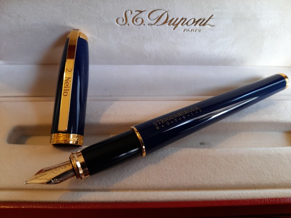 S.T. Dupont Fidelio 14 carat Gold Füllfederhalter, neu unbenutzt in Frankfurt am Main